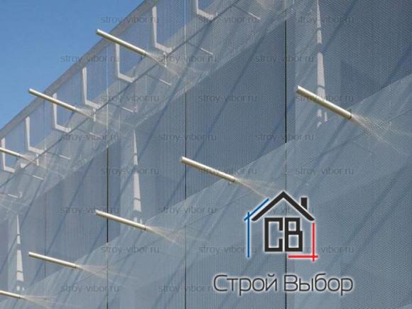 Фасадная сетка 80 г/м2 Серая 3x50м Фасадная сетка 80 г/м2 Серая 3x50м